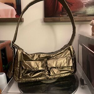 Deadstock Green (brass) Metalic Baggu